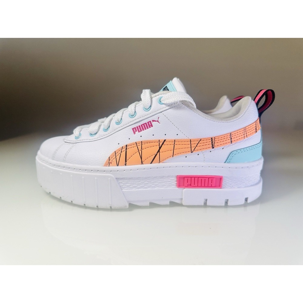 PUMA WOMENS MAYZE UT POP PLATFORM SNEAKERS 390258-01 SIZE 6,5 - Picture 2 of 15